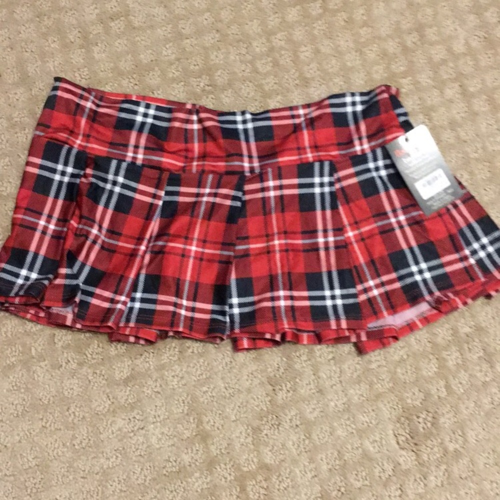Short school girl skirt